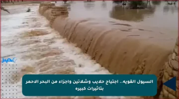 السيول القوية.. اجتياح حلايب وشلاتين وأجزاء من البحر الأحمر بتأثيرات كبيرة